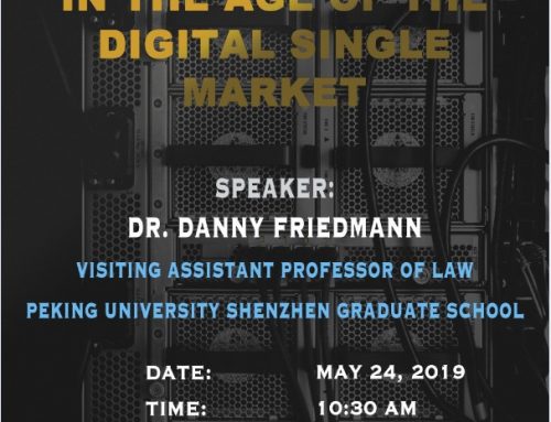 Jean Monnet Seminar: The Walled Gardens of Social Media in the Age of The Digital Single Market